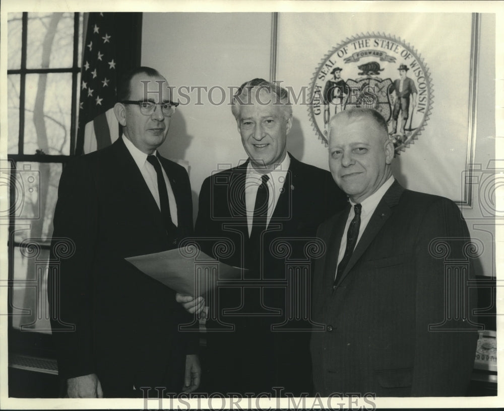 1966 Press Photo Streu appointed to State Board of Pharmacy, Madison, Wisconsin