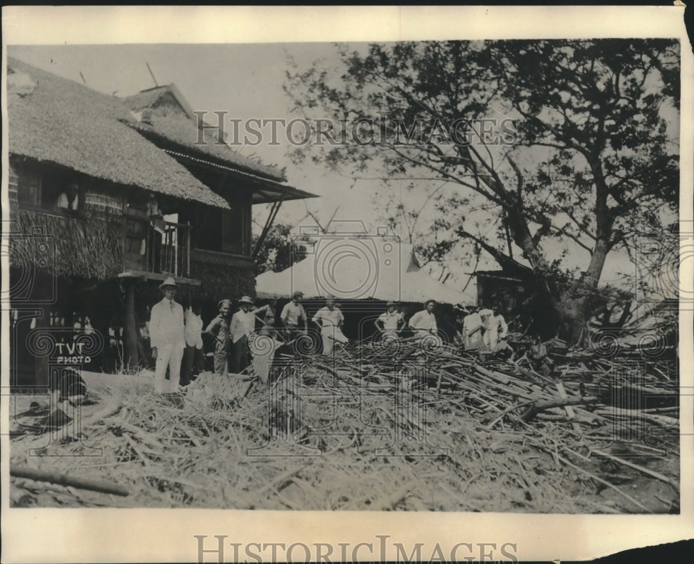 1926 Press Photo Deadly typhoon kills 200, destroys villages in Philippines- Historic Images