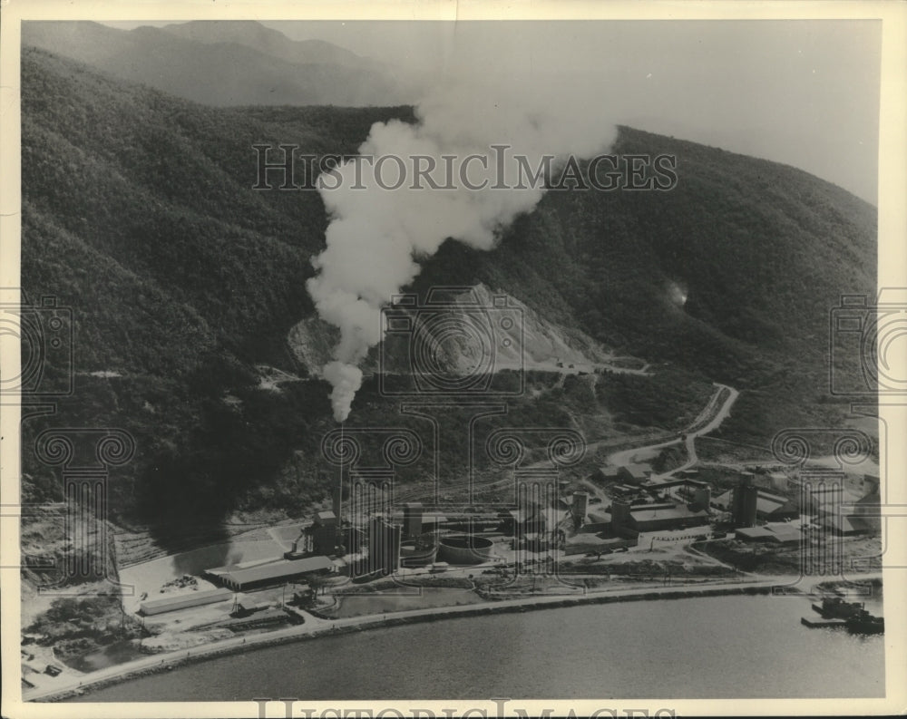 1960 Press Photo Caribbean Cement Company plant-Kingston, Jamaica- Historic Images