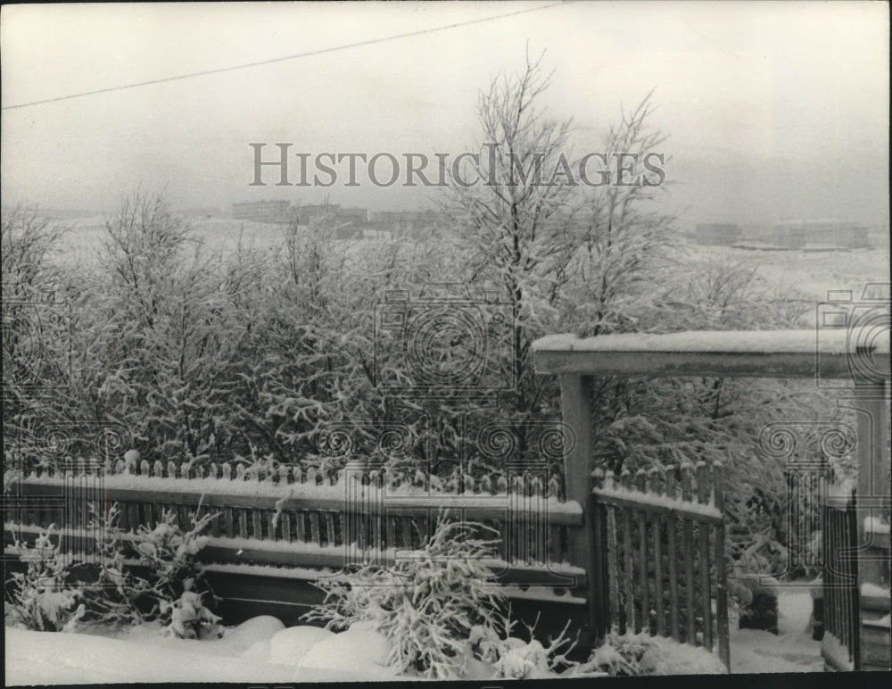 1966 Press Photo World War II cemetery in Russia for British American Seamen- Historic Images