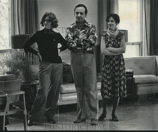 1977 Press Photo Members of Children's Theater of Milwaukee:Teri Solomon, others- Historic Images