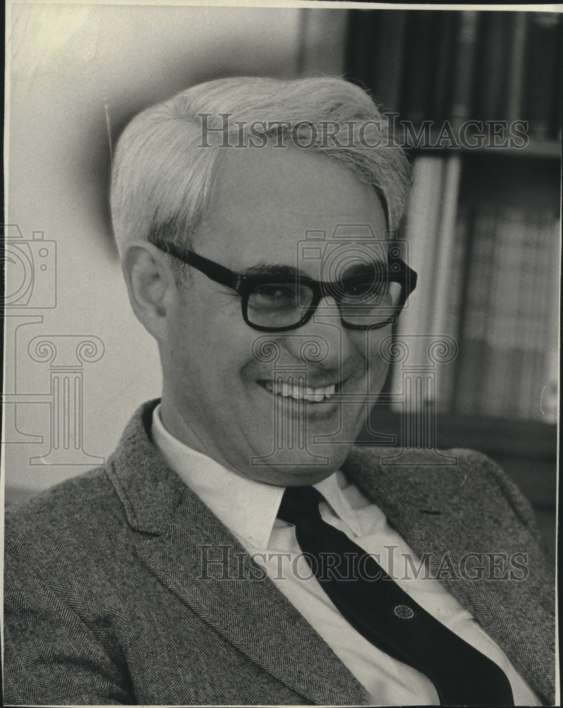 1969 Press Photo Thomas Smith, the 13th President of Lawrence University- Historic Images