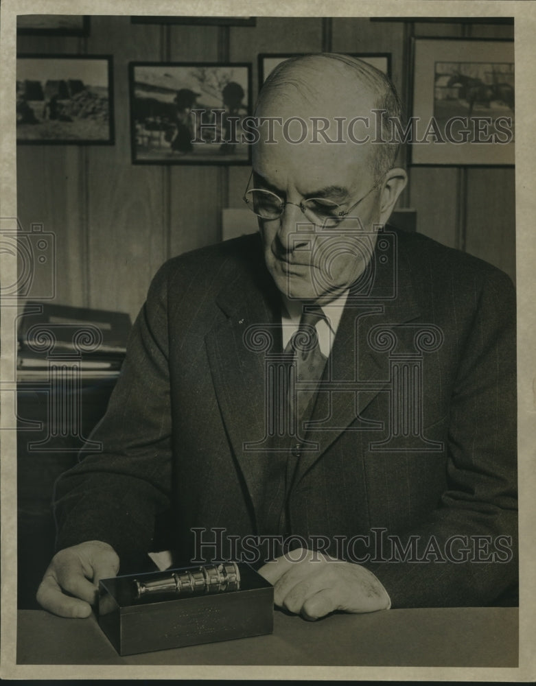 1936 Press Photo Joseph W. Simpson, president Milwaukee Western Fuel Company- Historic Images