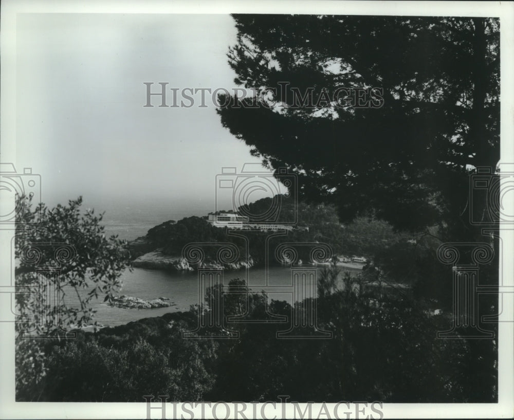 1982 Press Photo View of the inn of Alguablava at Bagur Costa Brava Spain- Historic Images