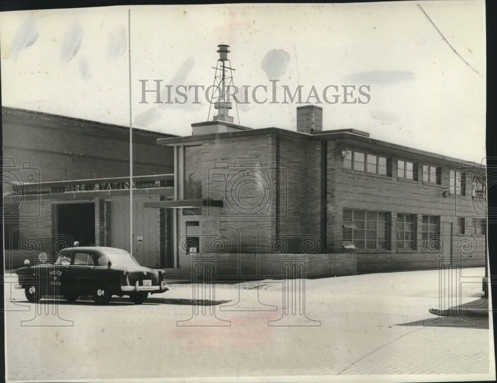 1953 Press Photo New Sparta, Fire and Police Station building - mjc01424- Historic Images