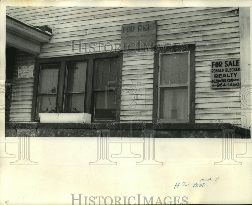 1968 Press Photo Housing blight and slums in Milwaukee- Historic Images