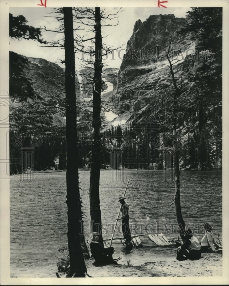 1954 Press Photo Rocky Mountains National Park in Colorado - mjc03378- Historic Images