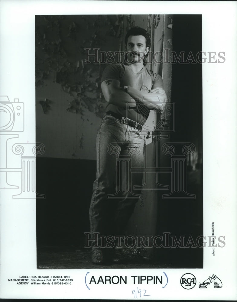 1992 Press Photo Singer Aaron Tippin- Historic Images