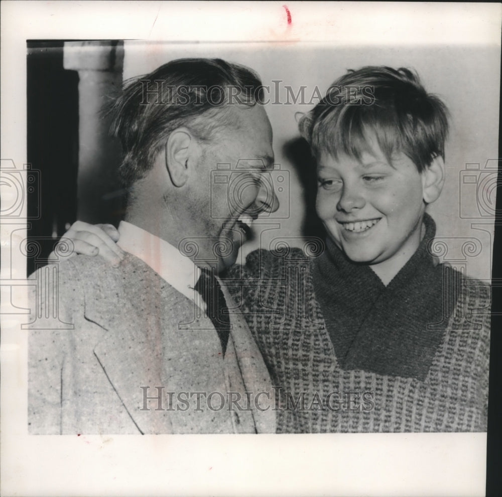 1960 Press Photo Actor Mickey Rooney With Son Timmy - mjc04519- Historic Images