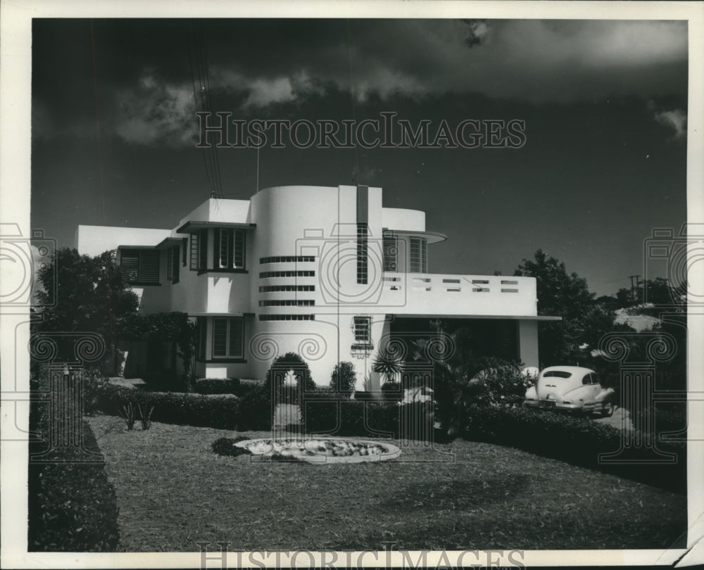 1946 Press Photo One of many modern homes built in San Juan just before the war- Historic Images