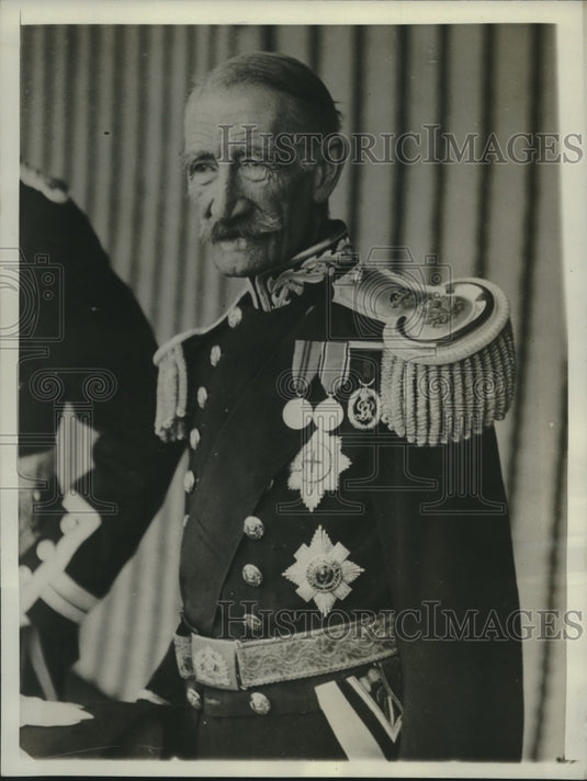 1937 Press Photo The Earl Of Strathmore At King's Levee At Holyrood Palace- Historic Images