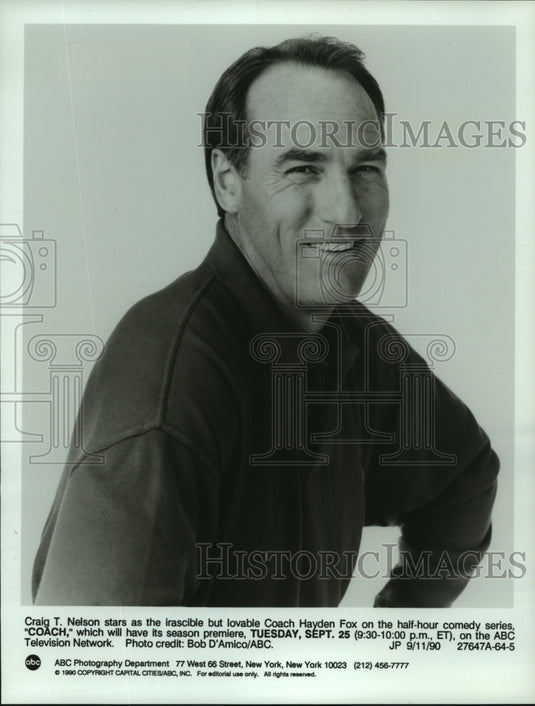 1990 Press Photo Craig Nelson Stars In 