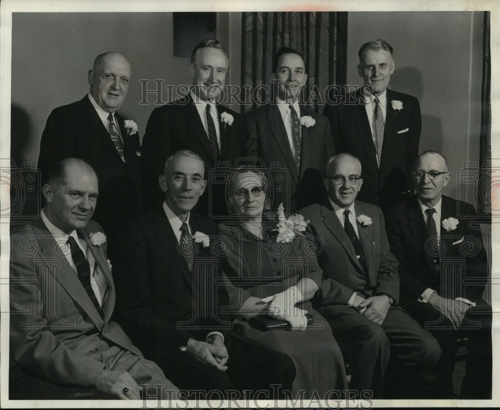 1958 Press Photo Five Wisconsin residents honored at farm &amp; home dinner- Historic Images