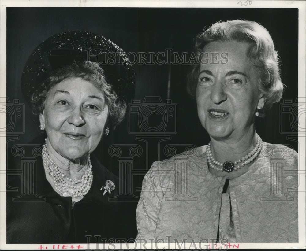1966 Press Photo American Representative Gladys Tillett and Professor Vera Dean