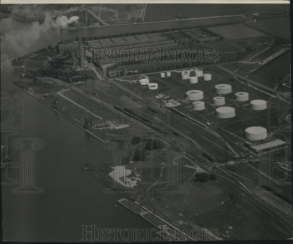 1945 Press Photo Aerial View Jones Island - mjc09129- Historic Images