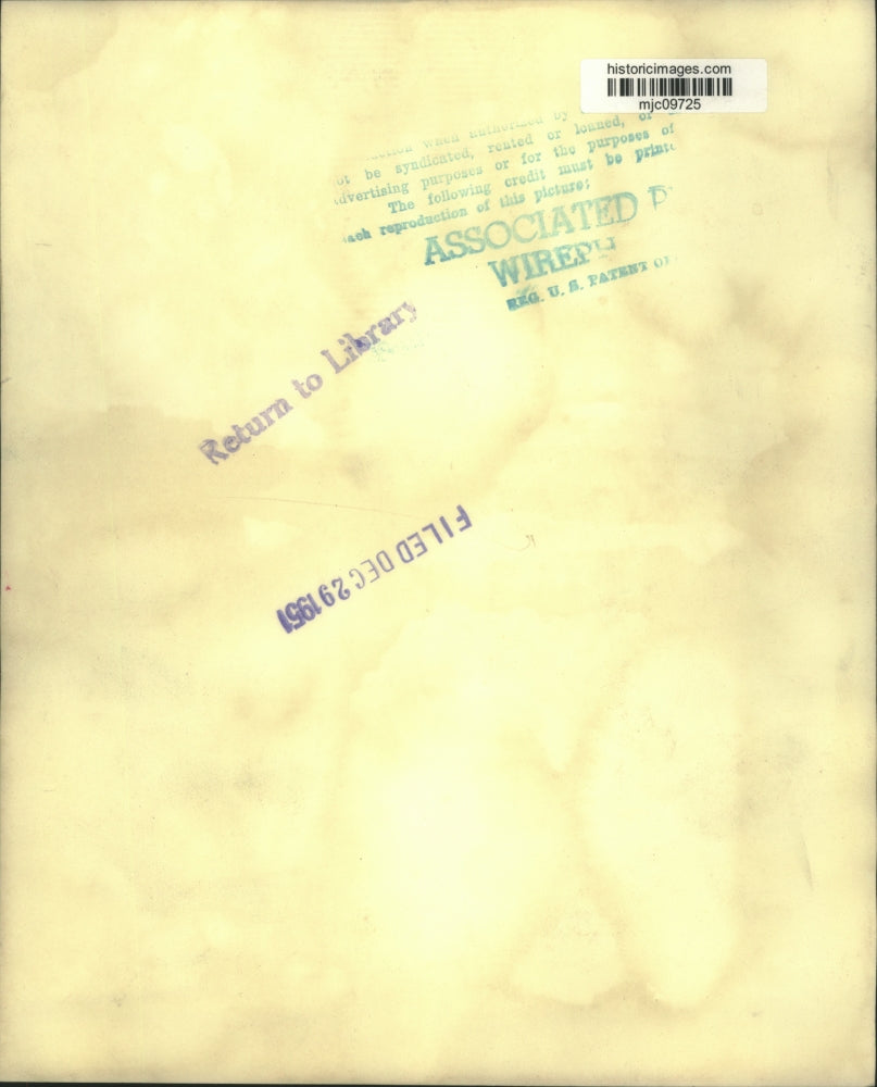 1951 Press Photo Harold Stassen, presdient of the University of Pennsylvania