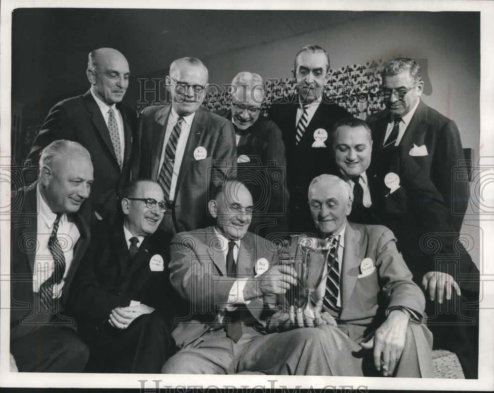 1961 Press Photo Former active members of the Wisconsin Tennis association- Historic Images