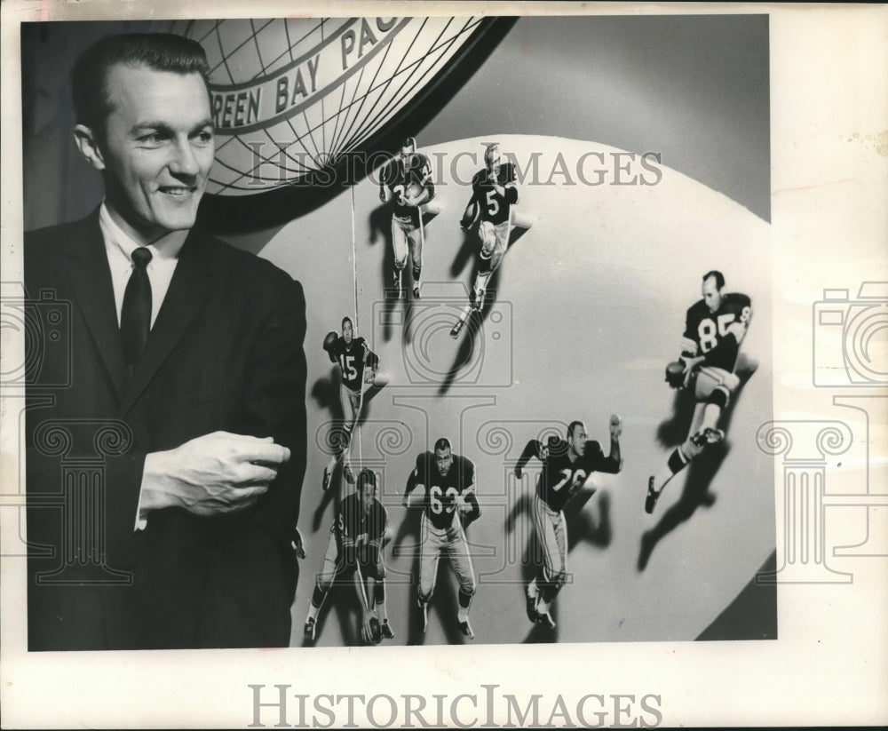 1963 Press Photo Del Shofner, Sports Show - mjc11497- Historic Images