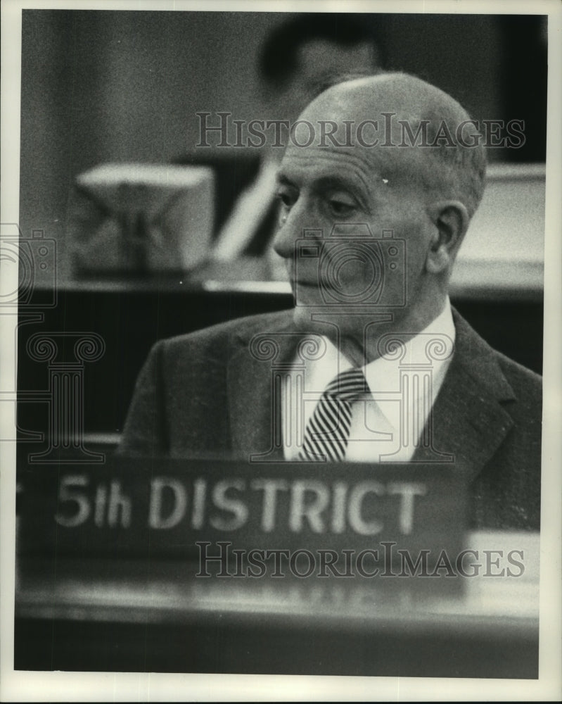 1957 Press Photo Lawrence Timmerman chairman, Milwaukee - mjc11809- Historic Images