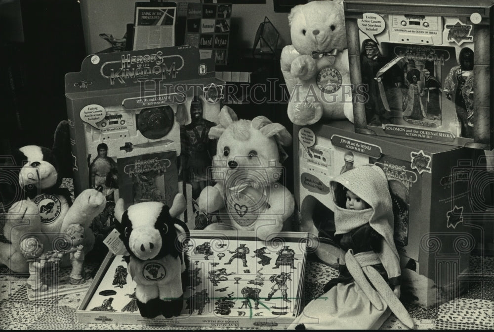 1988 Press Photo Collection of Games and Toys with Religious Themes - mjc11970- Historic Images