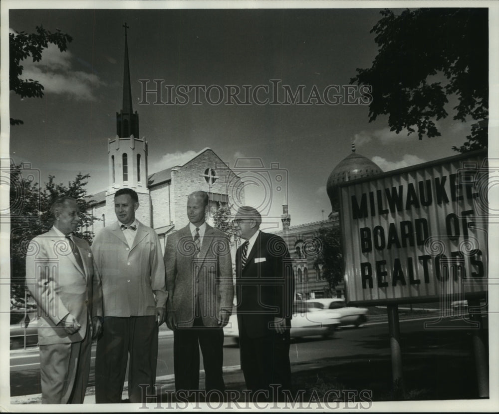 1956 Press Photo The new officers of the Milwaukee Board of Realtors - mjc12987- Historic Images