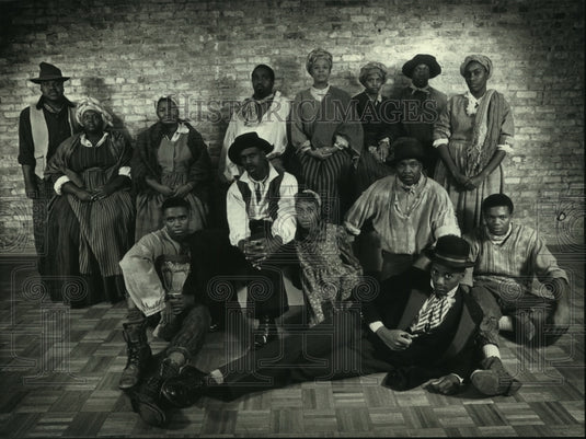 1990 Press Photo Cast of Harriet, The Woman Called Moses, Skylight Opera Theater- Historic Images
