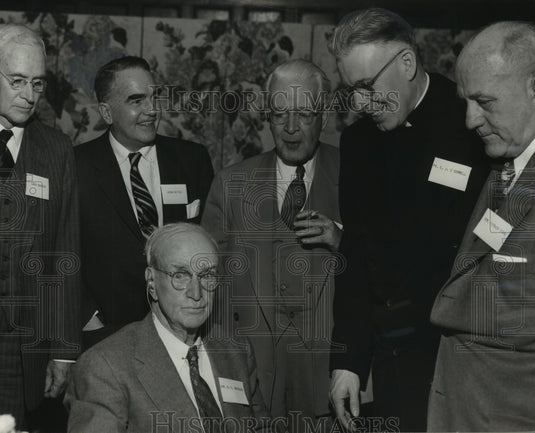 1956 Press Photo Wisconsin lawyers honor retired county judge - mjc13756- Historic Images