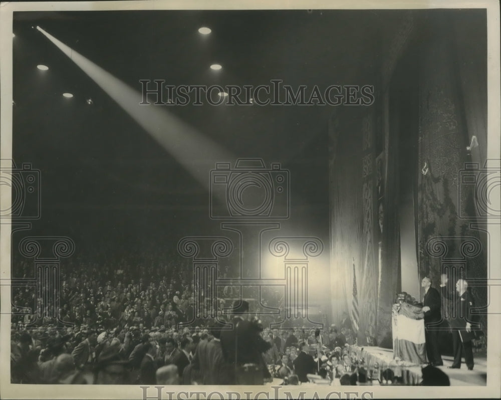 1950 Press Photo President Harry Truman Delivers Jefferson Jubilee Address- Historic Images