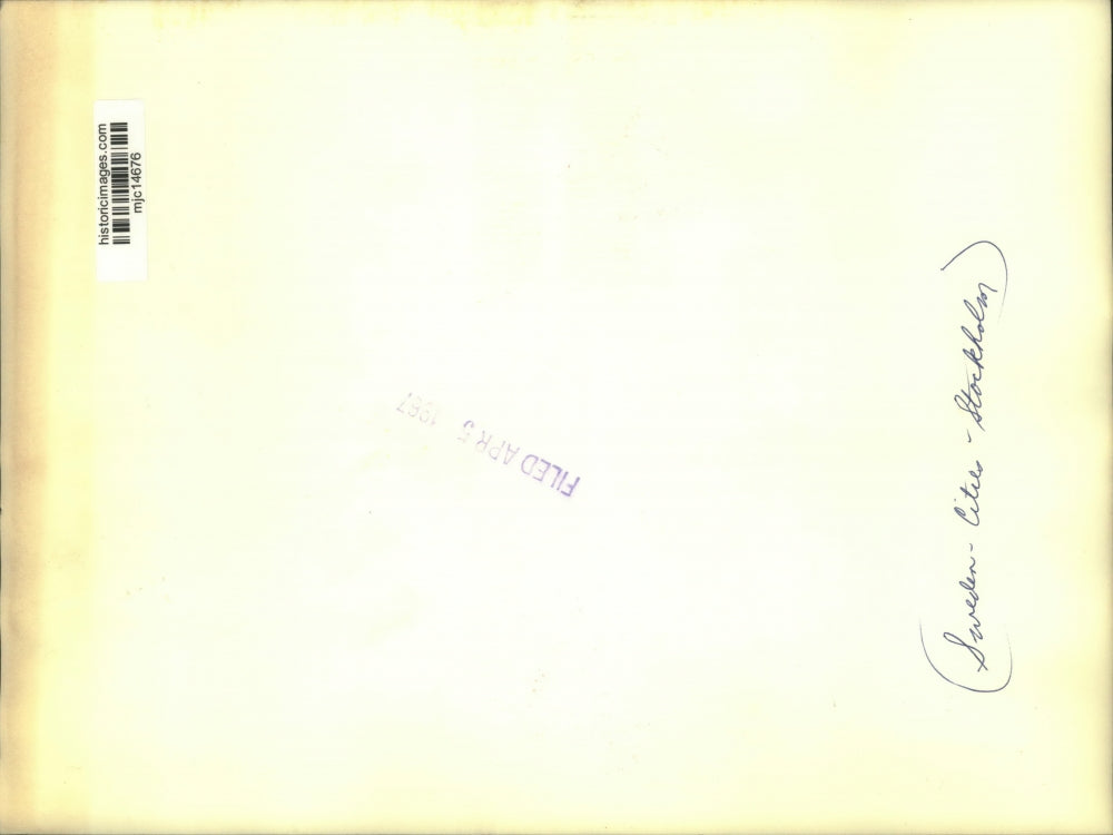 1887 Press Photo Skyscrapers erected in Stockholm Sweden. - mjc14676