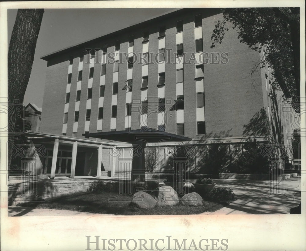 1964 Press Photo University of Wisconsin at Madison Psychology Building- Historic Images