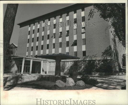 1964 Press Photo University of Wisconsin at Madison Psychology Building- Historic Images