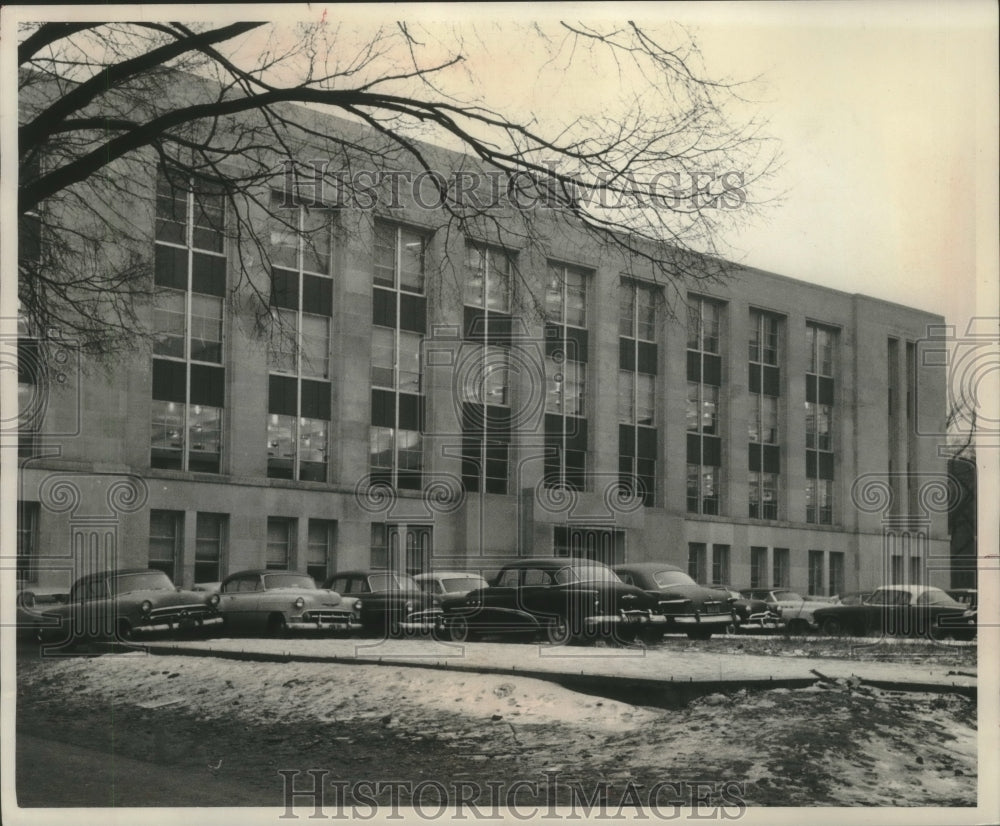 1954 Press Photo University of Wisconsin Madison Library Building - mjc15024- Historic Images