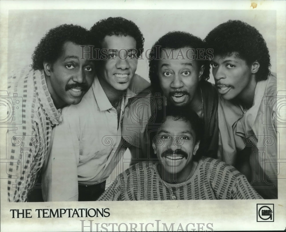 1985 Press Photo U.S musicians The Temptations on top again - mjc15041- Historic Images