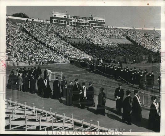 1959 Press Photo University of Wisconsin Madison's 106th commencement- Historic Images