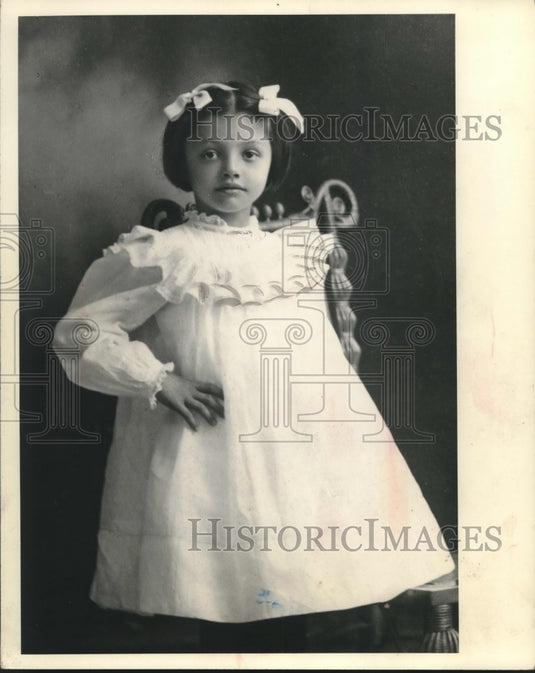 1942 Press Photo Katherine Cornell at the age of four - mjc15534- Historic Images