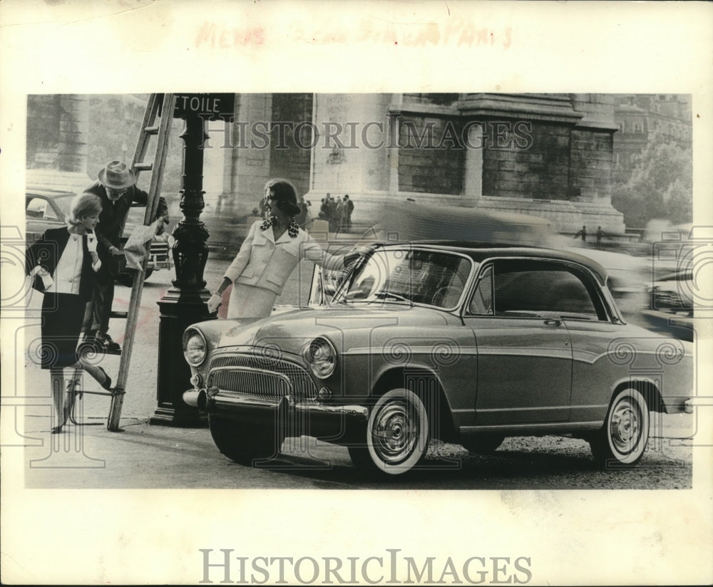 1960 Press Photo French Simca hard top automobile - mjc15872- Historic Images