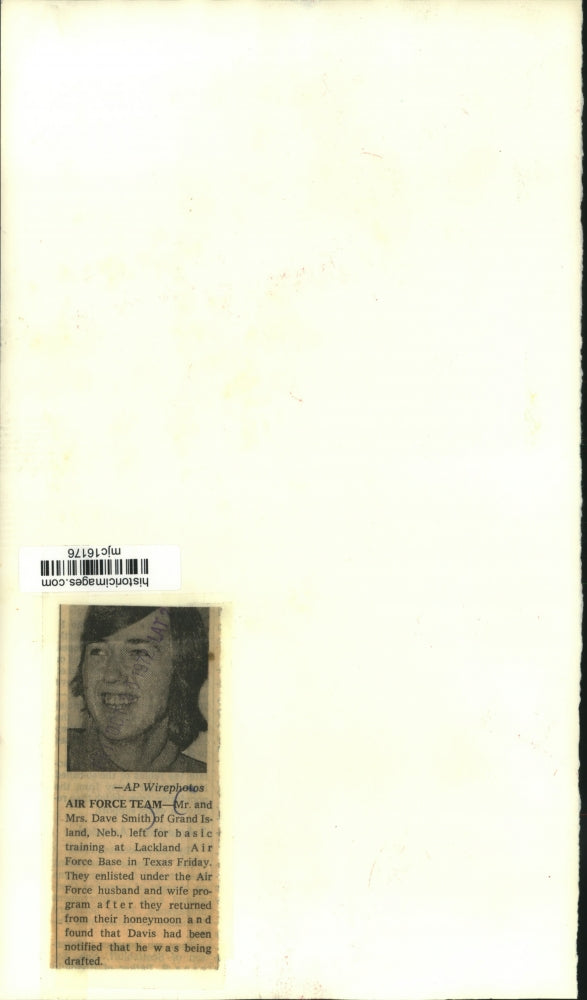 1972 Press Photo Mr. & Mrs. Dave Smith of Grand Island, Nebraska - mjc16176