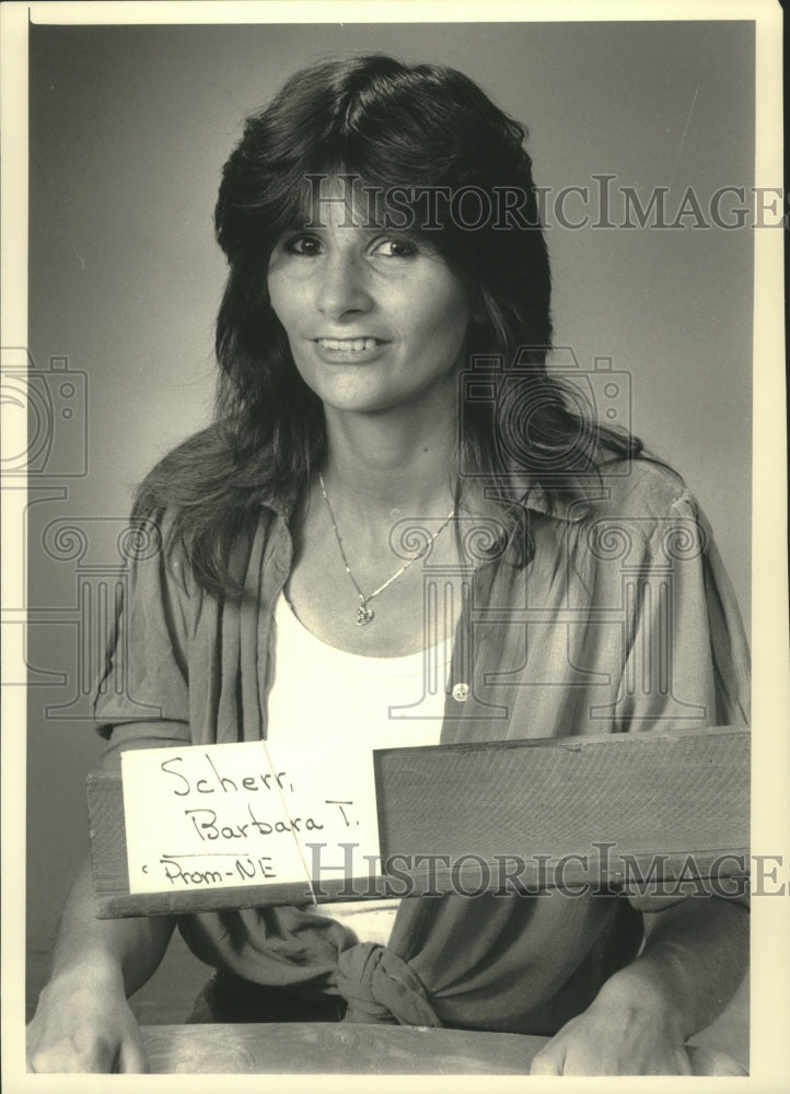 1986 Press Photo Barbara T. Scherr, Milwaukee Journal employee - mjc17016- Historic Images