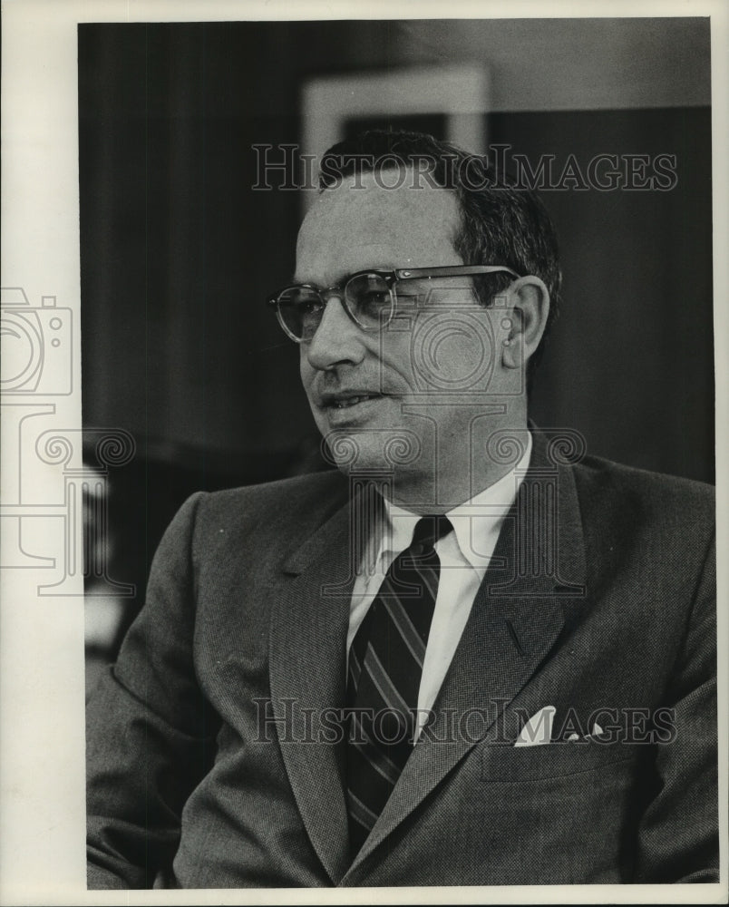 1961 Press Photo John Strange Institute of Paper Chemistry Appleton Wisconsin