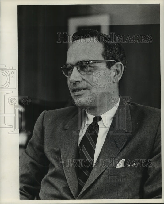1961 Press Photo John Strange Institute of Paper Chemistry Appleton Wisconsin