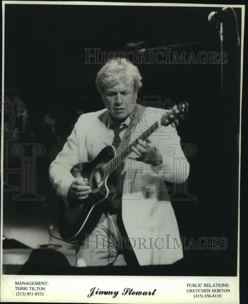 1991 Press Photo Guitarist Jimmy Stewart - mjc17459- Historic Images