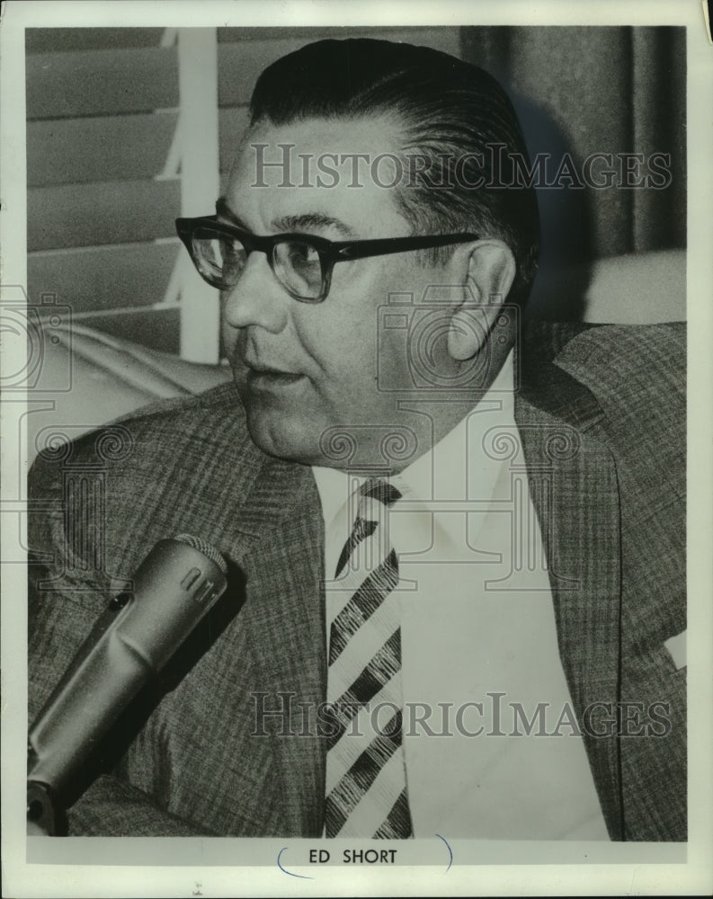 1966 Press Photo Chicago White Sox baseball team general manager, Ed Short- Historic Images