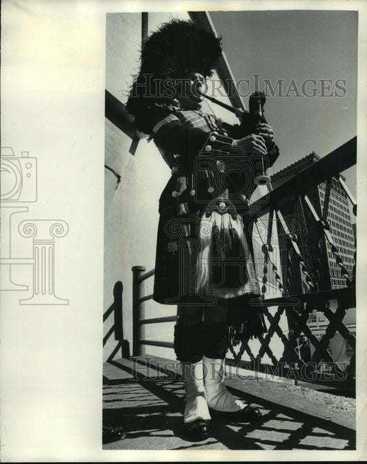 1972 Press Photo Scots Guards Band in Milwaukee - mjc17824- Historic Images