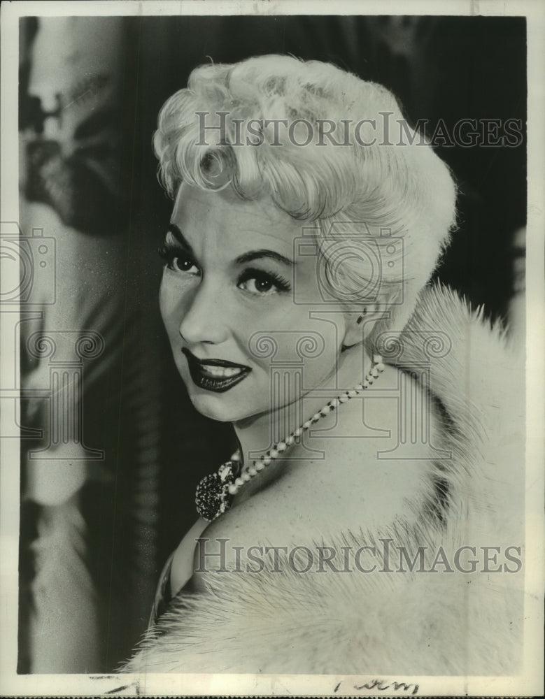 1954 Press Photo Ann Sothern, actress, in NBC's "Lady in the Dark." - Historic Images