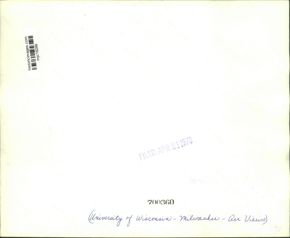 1970 Press Photo Aerial view of the University of Wisconsin in Milwaukee