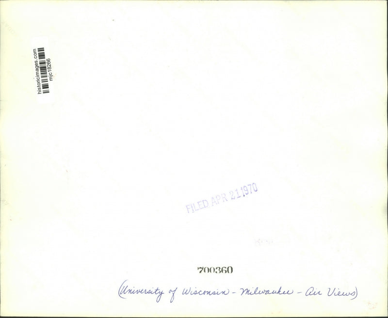 Load image into Gallery viewer, 1970 Press Photo Aerial view of the University of Wisconsin in Milwaukee
