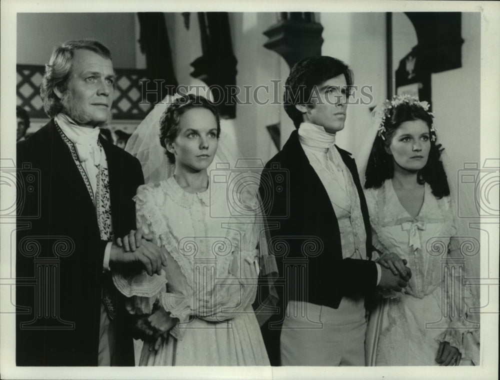 1981 Press Photo cast of ABC miniseries &quot;The Manions of America&quot; - mjc18374- Historic Images