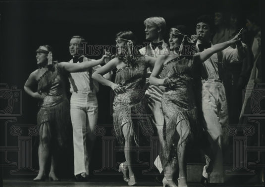 1980 Press Photo Up With People show sponsored by St. Mary's Hospital- Historic Images