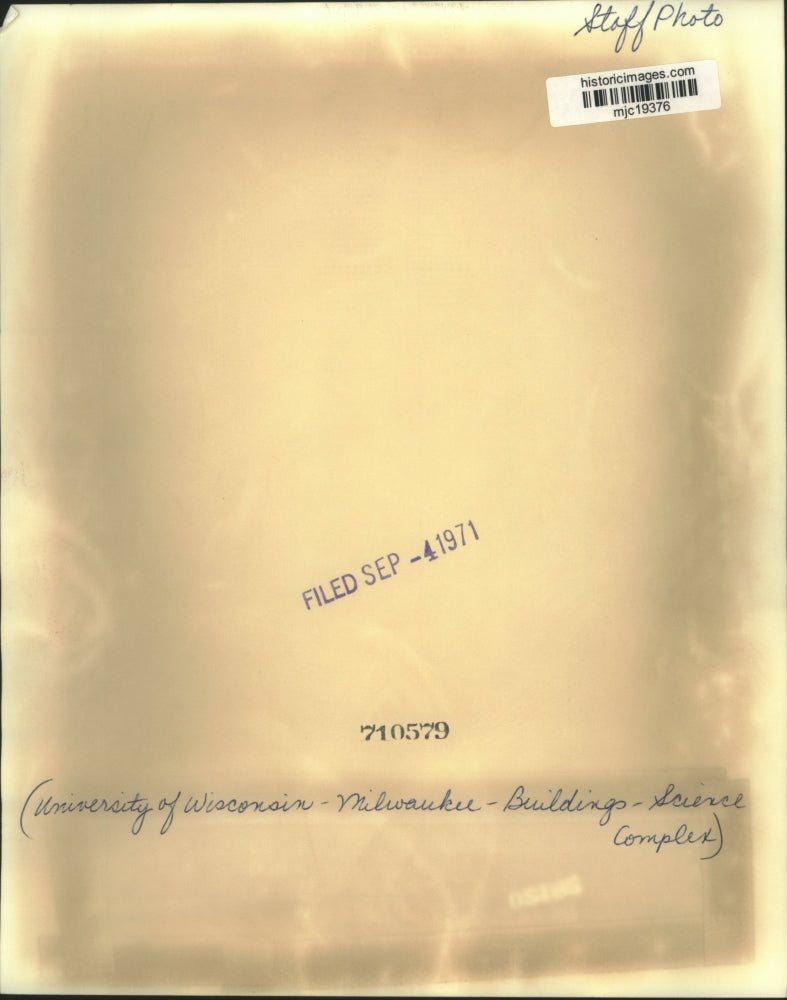 1971 Press Photo University of Wisconsin-Milwaukee Science Complex - mjc19376