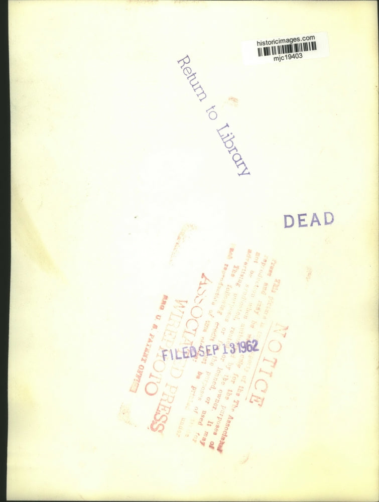 1962 Press Photo George Thompson Jr. state attorney general, Wisconsin